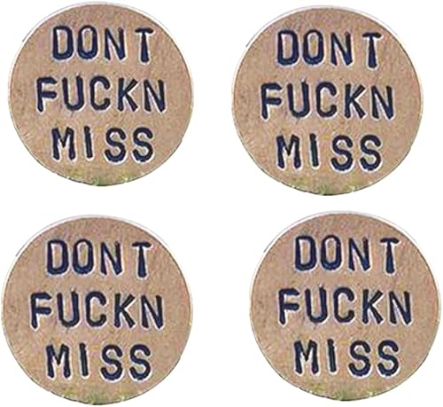 Divertido marcador de pelota de golf, para hombres y adultos, novedosos marcadores de pelotas de golf con palabras divertidas, regalos únicos de