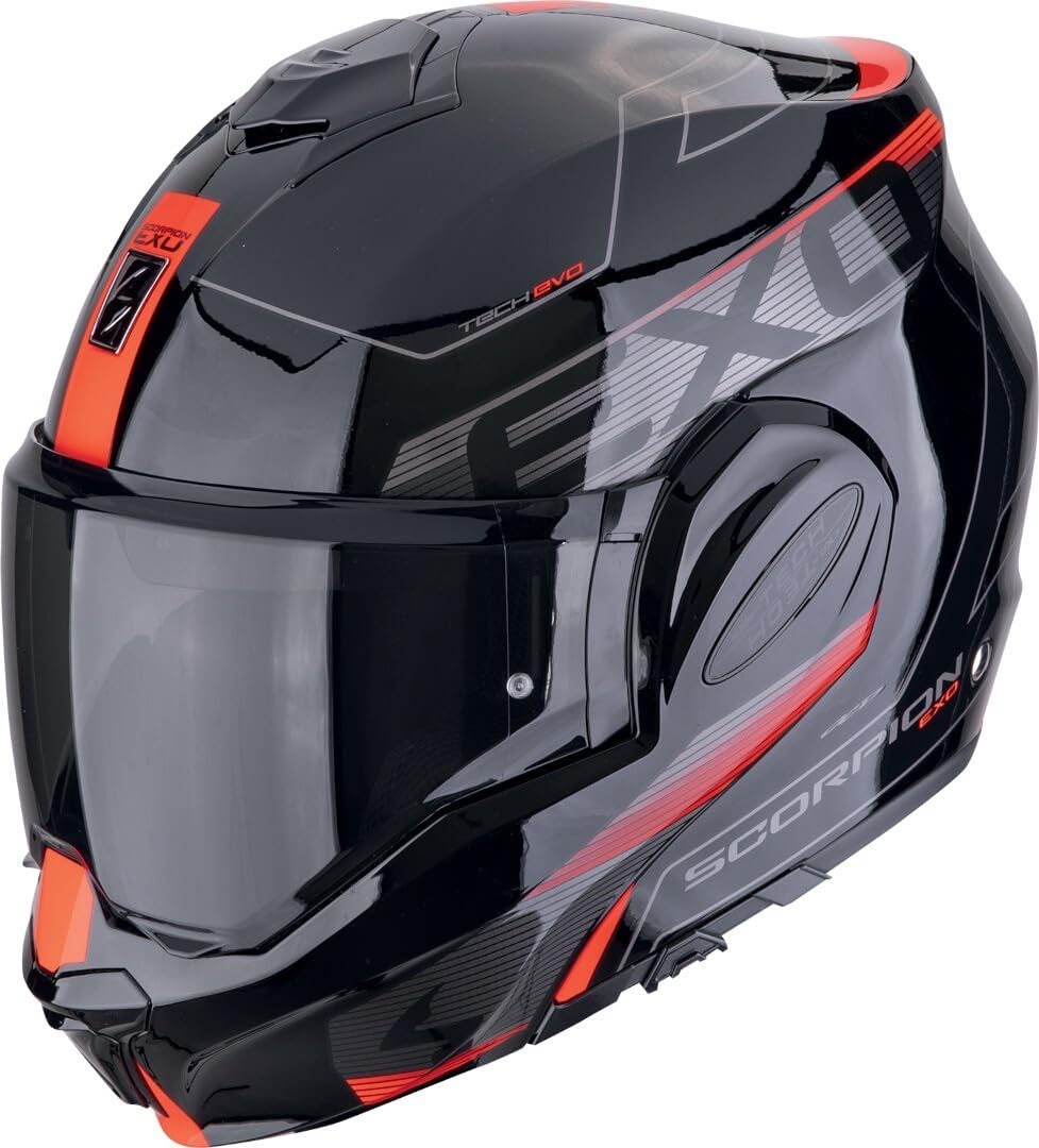 Casco Modular Exo-​Tech EVO homologado ECE 22.06 con Pinlock 70 MaxVision Incluido y Visera Parasol Interior (XL (60-​61 cm)