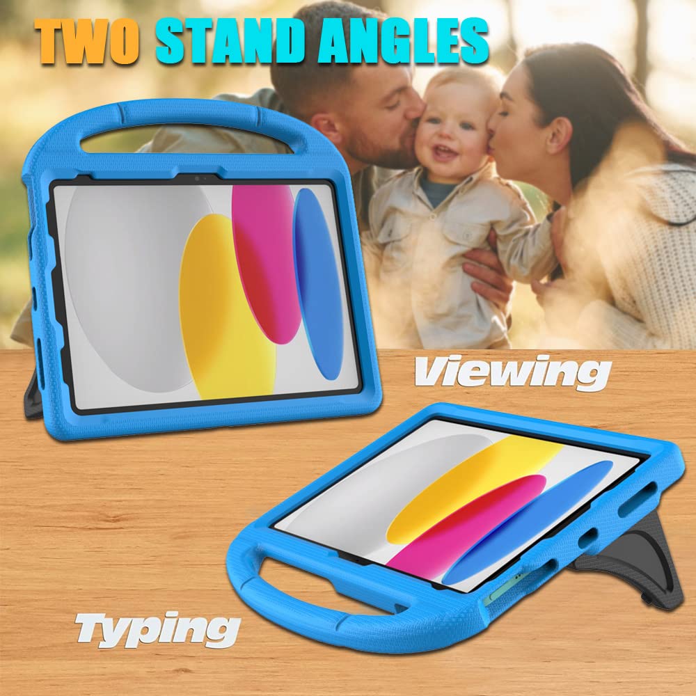 INFILAND Bambini Custodia per iPad (A16) 11a/10a Generazione (2025/2022),Protettiva Antiurto Resistente Con Supporto,Trasparente Glitterato Carino Per Ragazze E Donne (Rosso rosato INFILAND Bambini Custodia per iPad (A16) 11a/10a Generazione (2025/2022),Protettiva Antiurto Resistente Con Supporto,Trasparente Glitterato Carino Per Ragazze E Donne (Rosso rosato