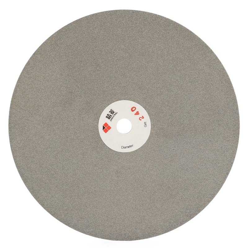 Disque de meulage diamant plat de 20,3 cm pour un polissage précis de vos pierres en grain 240