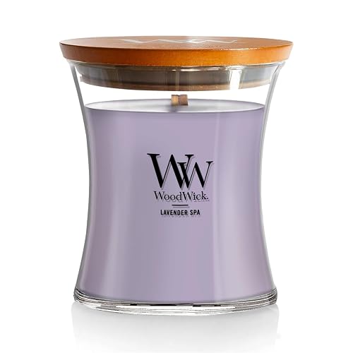 WoodWick Lavender Spa Medium Hourglass Candle