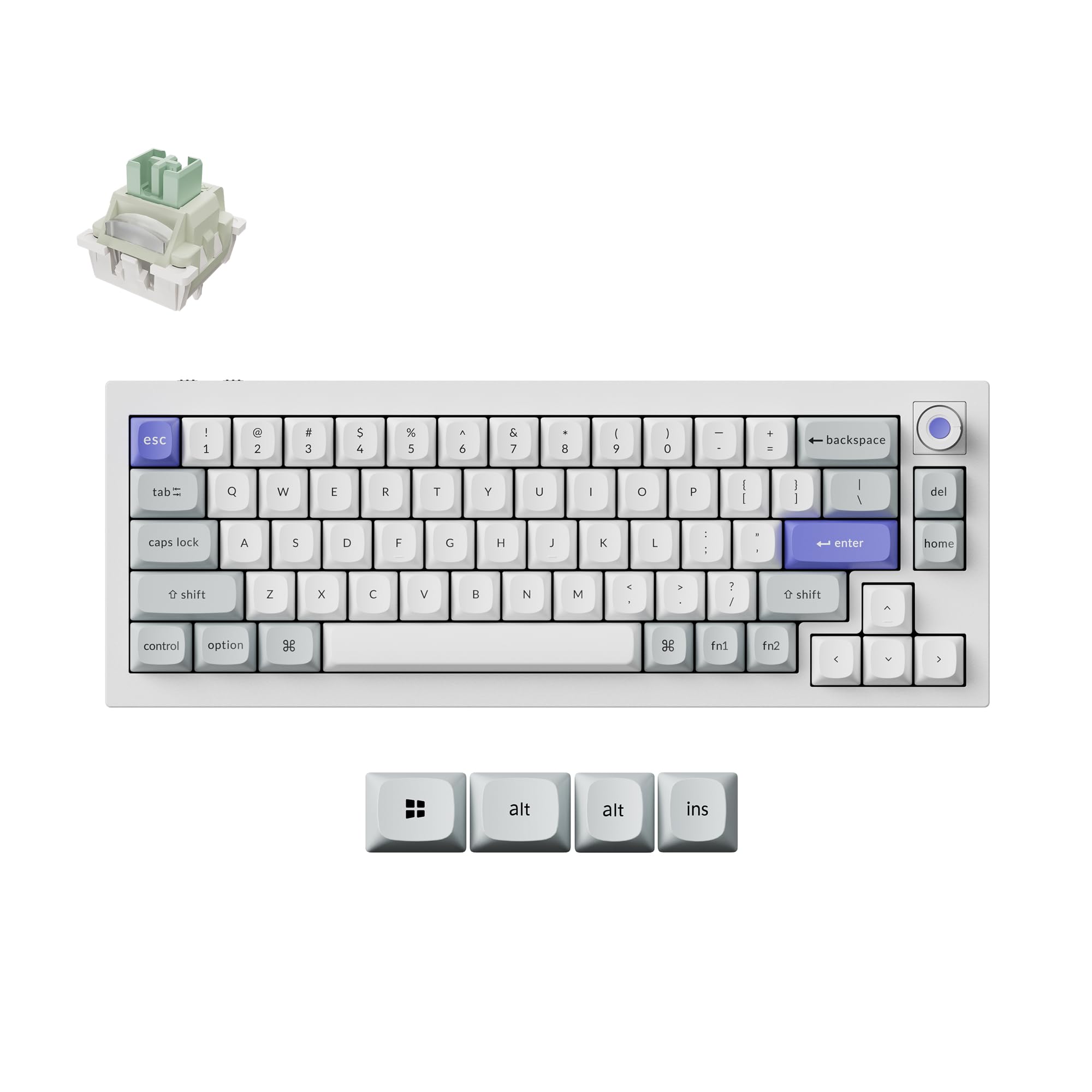 Amazon.com: Keychron Q2 HE 8K Wired Hall Effect Gaming Keyboard