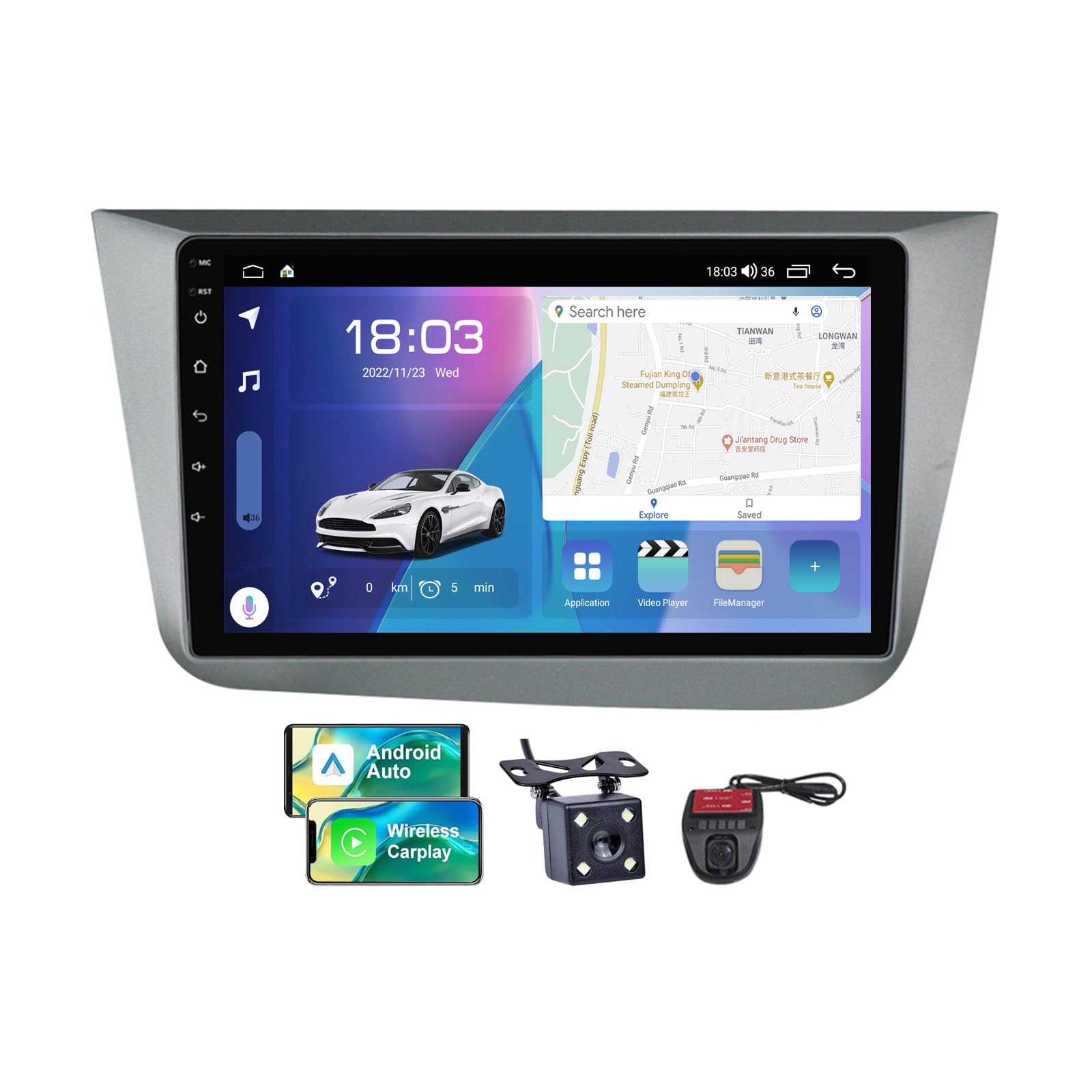 Autoradio Android 13 Seat Altea pour des trajets connectés