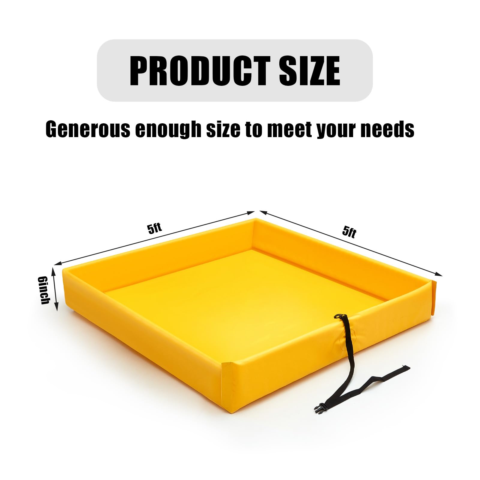 Foldable Spill Berm - 2 Pack for Safe Containment -2