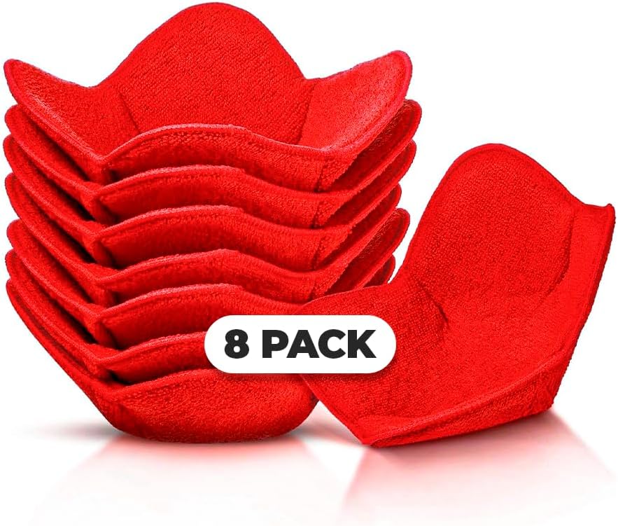 Microwave Bowl Cozy Holders - Durable & Reliable for Hot and Cold Dishes - Ideal Household Gift - Plate Snuggies Heat Resistant Dish Pads for Soup - Protect Your Hands from Hot Dishes (8)