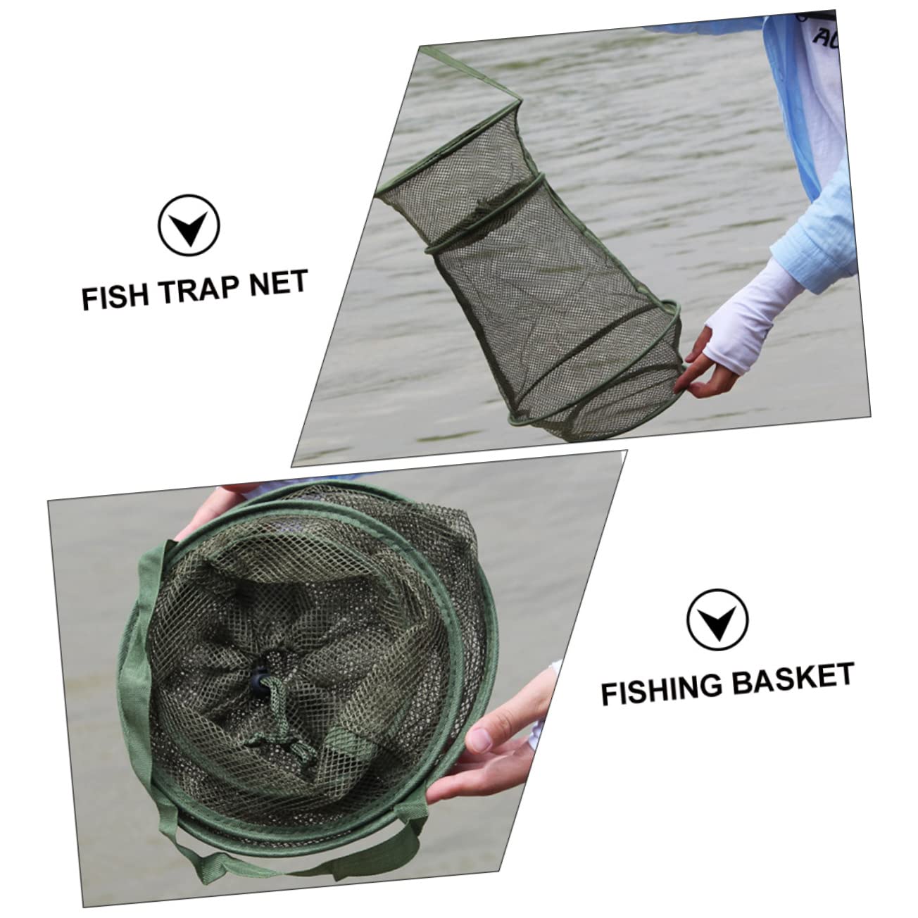 SUPVOX 6 Pezzi Gabbia Per Pesci Rete A Rete Trappole Da Pesca Maglia Cestino Da Pesca Rete Da Pesca Rete Da Pesca Pieghevole Rete Da Pesca Rete Da Pesca Portatile Trappole Da Pesca