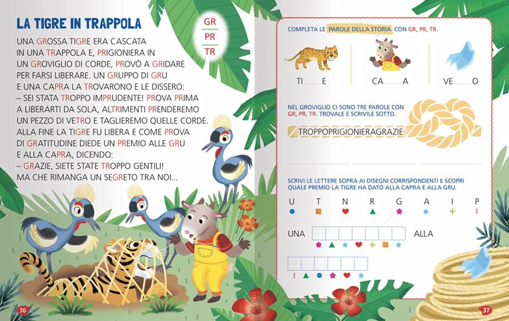 Prime storie per imparare a leggere e a scrivere stampatello maiuscolo ediz. a colori