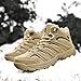SFXLUCART New Men's Boots Fashion Outdoor Boot Breathable Hiking Boots Autumn Shoes Sneakers lightweight Non-slip Men Desert Ankle Boots (Beige,8)