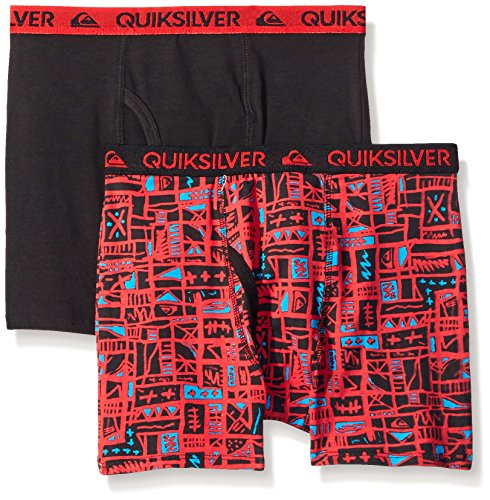 Quiksilver Little Boys' Mixed Print Boxer Brief (Pack of 2)