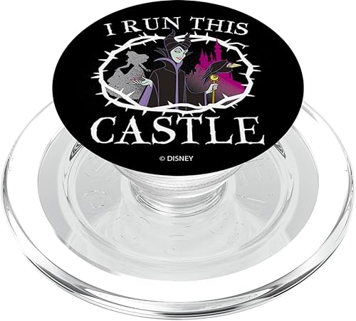Miniatura 7 de Disney Sleeping Beauty I Run This Castle - PopSockets Grip and Stand for Phones and Tablets, Negro