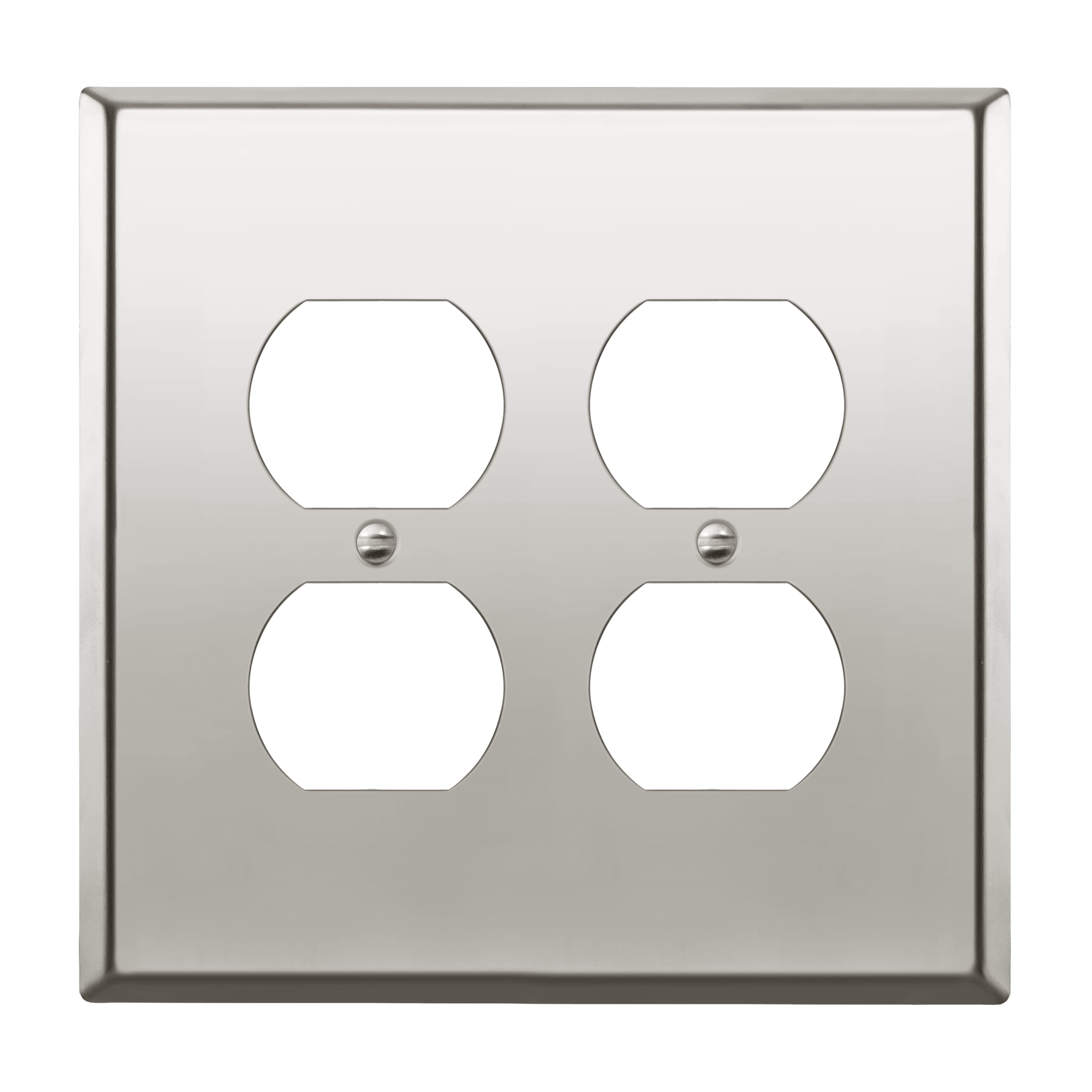 ENERLITES 7722M-PC plaque double chrome poli acier inoxydable miroir