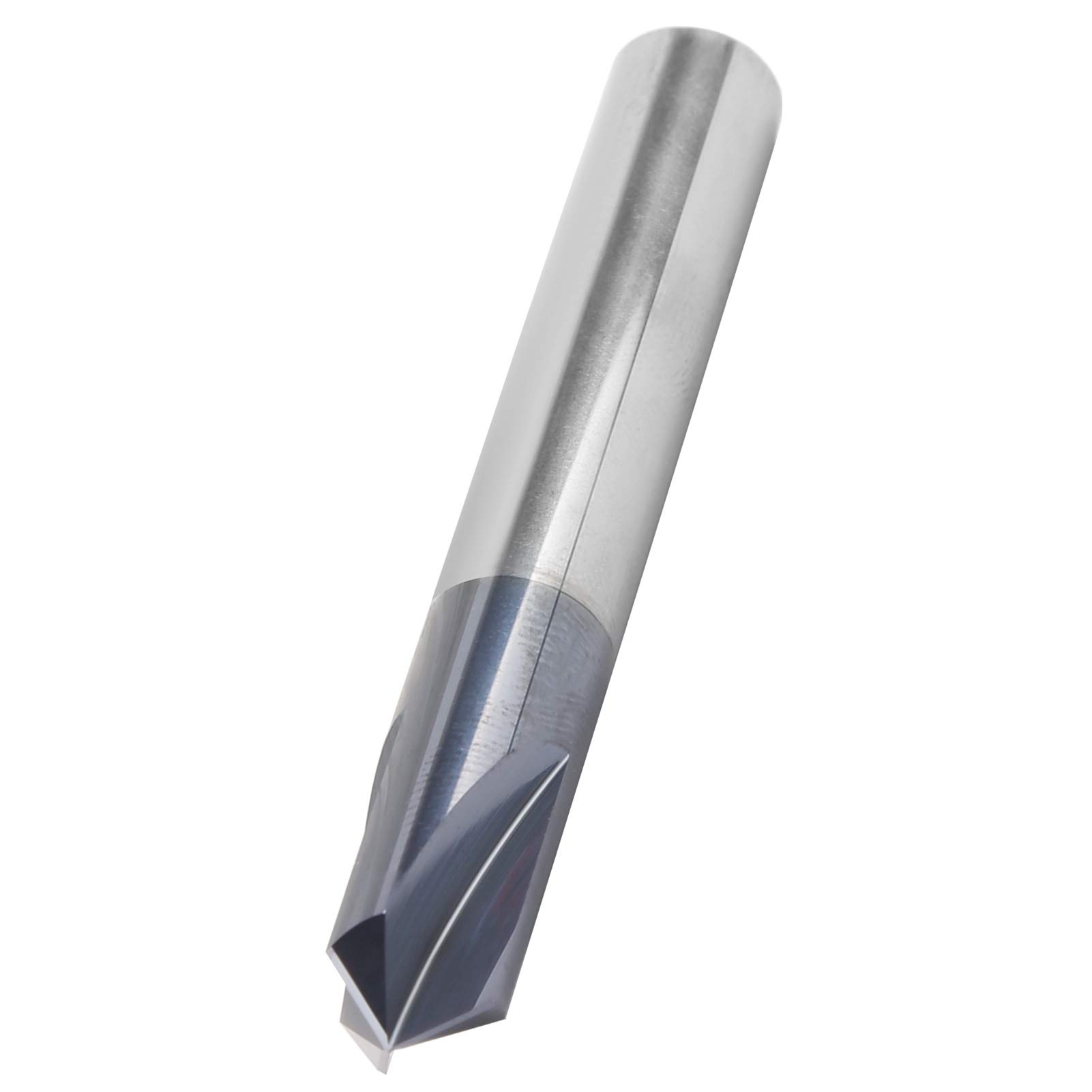 Frez Palcowy z 3 Rowkami i Skosem o 120 Stopniach Wiertło CNC do Cięcia - Precyzyjne Narzędzie do Obróbki Metalu, Drewna i Tworzyw Sztucznych (D10*120°*75L)