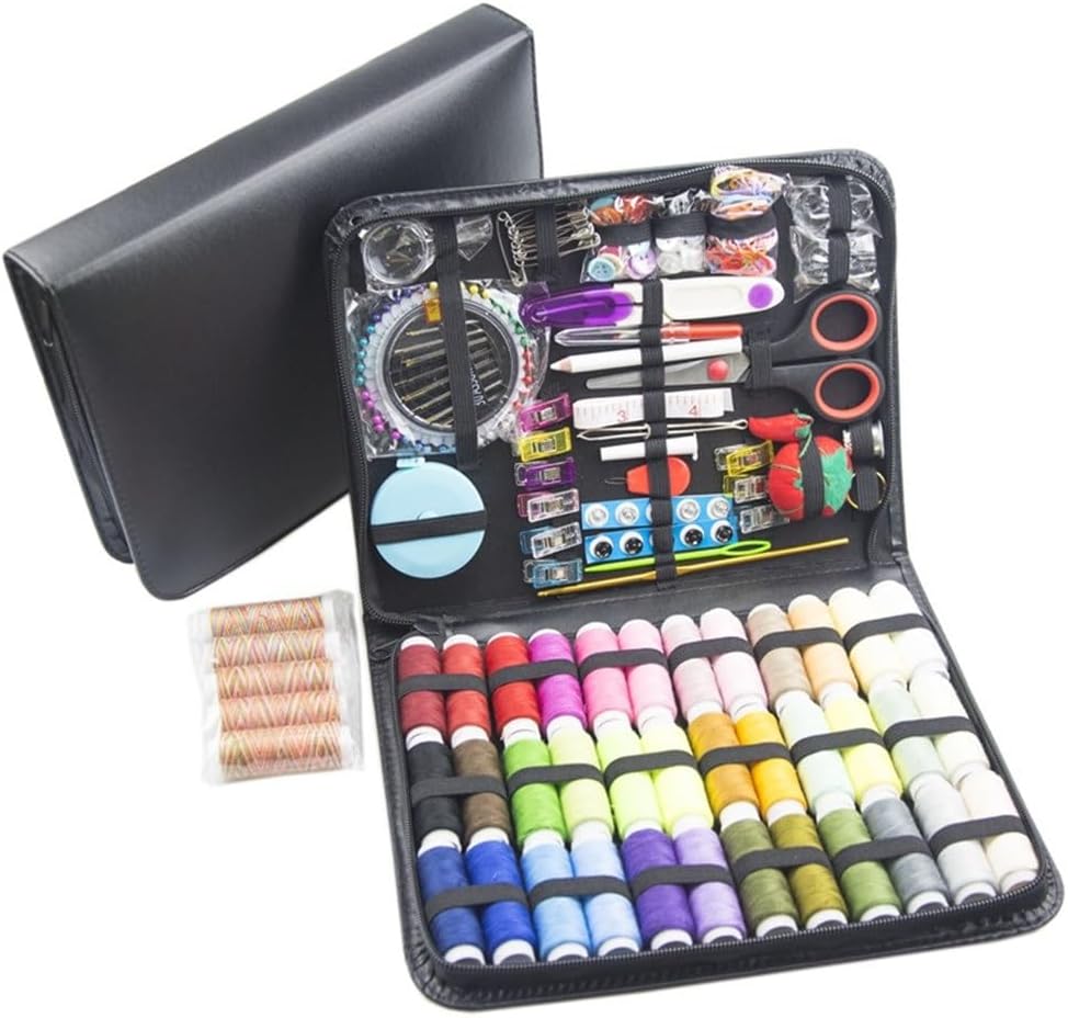 229 Pieces Sewing Kit Home Travel Box Needlework Embroidery Tools