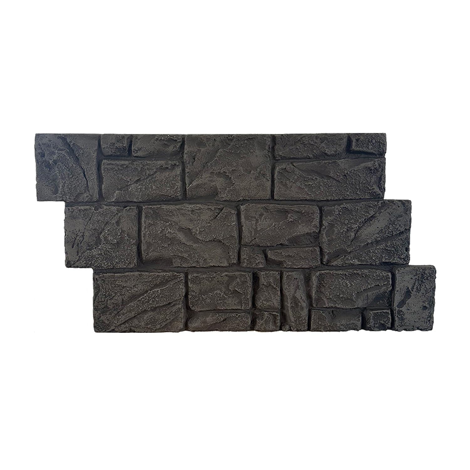 Paneles PVC Pared Panel de pared de PU imitación piedra triturada, papel pintado 3D fácil de instalar de 3 cm de grosor, revestimiento impermeable e ignífugo(J)