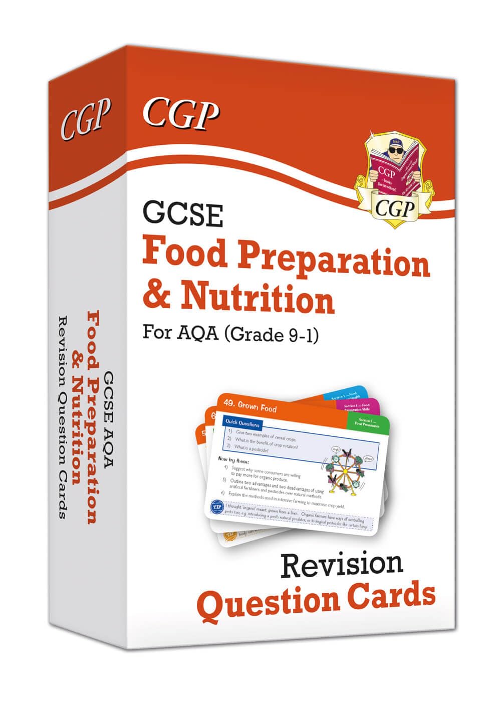 Coordination Group Publications Ltd (CGP) GCSE Food Preparation & Nutrition AQA Revision Question Cards
