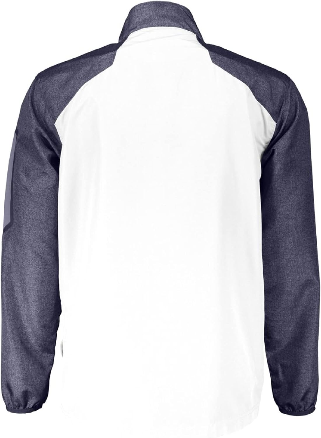 Holloway Raider Pullover Cage Jacket - Weather-Resistant, Ultra-Light, Quarter Zip, Sleeve Pocket - For Outdoors & Travel Carbon Print/White Large