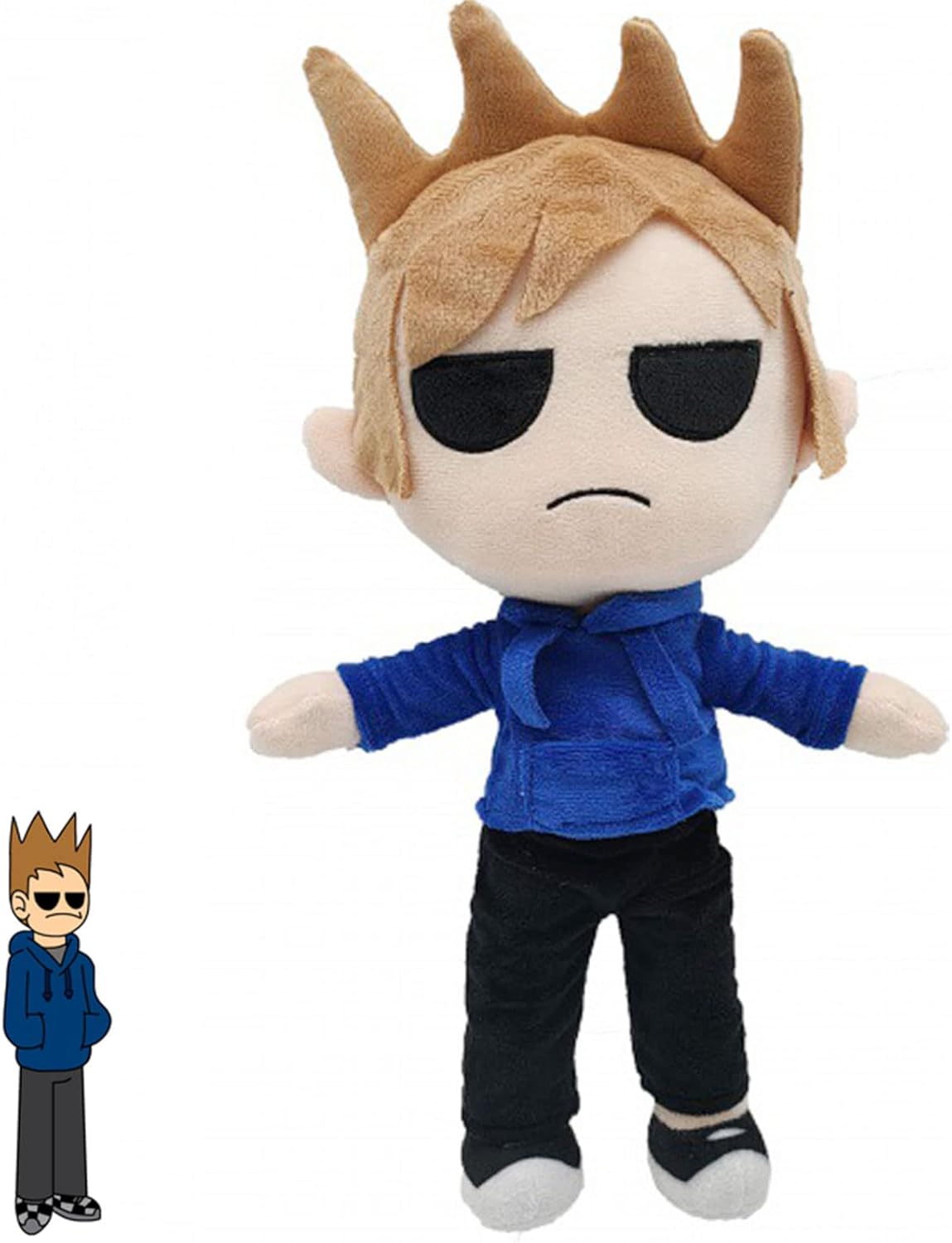 Eddsworld - Juguetes de peluche de peluche para fans de niños y niñas, juguetes de peluche, juguetes para niños, juguetes para regalo de cumpleaños (toma)