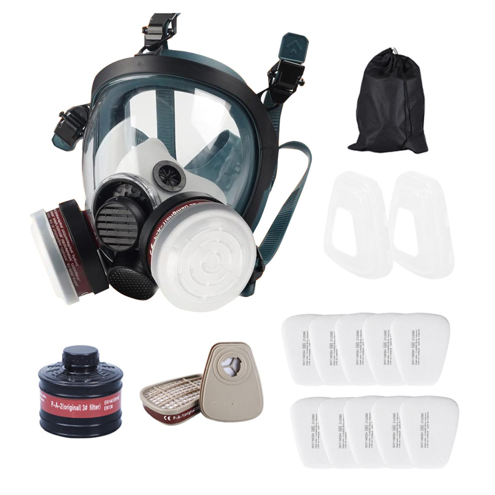Masque Respiratoire Intégral Avec Filtres Filtres De Masque Intégral Sûrs