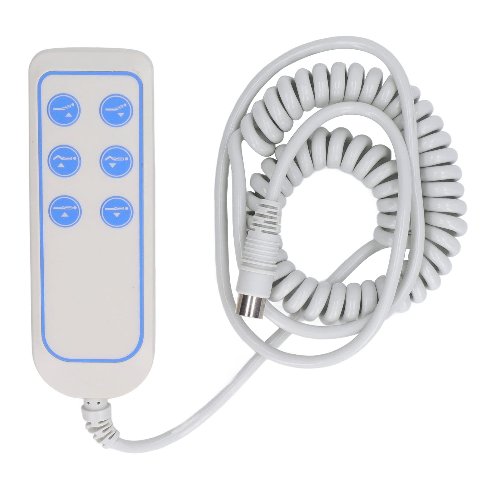 Ejoyous Mando a Distancia para Cama de Hospital, regulador eléctrico de 6 Botones, sillas Elevadoras, hospitales
