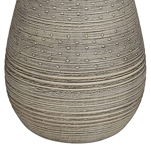 Lámpara de Mesa Moderna 30" Cerámica Gris Natural miniatura 6
