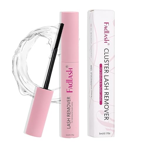 Miniatura 42 de FADLASH Racimos de pestañas Wispy 280 piezas, racimos de pestañas individuales de aspecto natural, rizado D 40D, racimos de pestañas suaves y