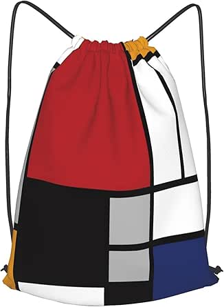 Borsa Zaino Con Coulisse Stampa Africana - Resistente All'Acqua, Tante Tasche, Per Sport E Viaggi, Unisex - Foto 9