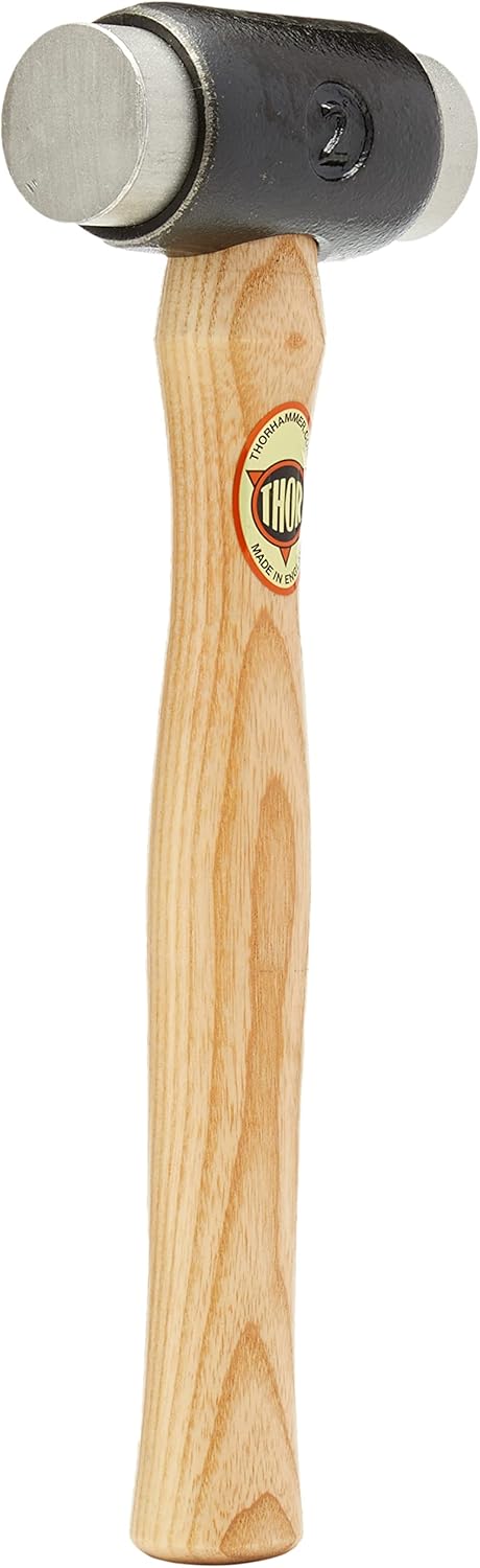 Thor A312 Aluminium Hammer Size 2, Wooden Handle, 950g, 38mm