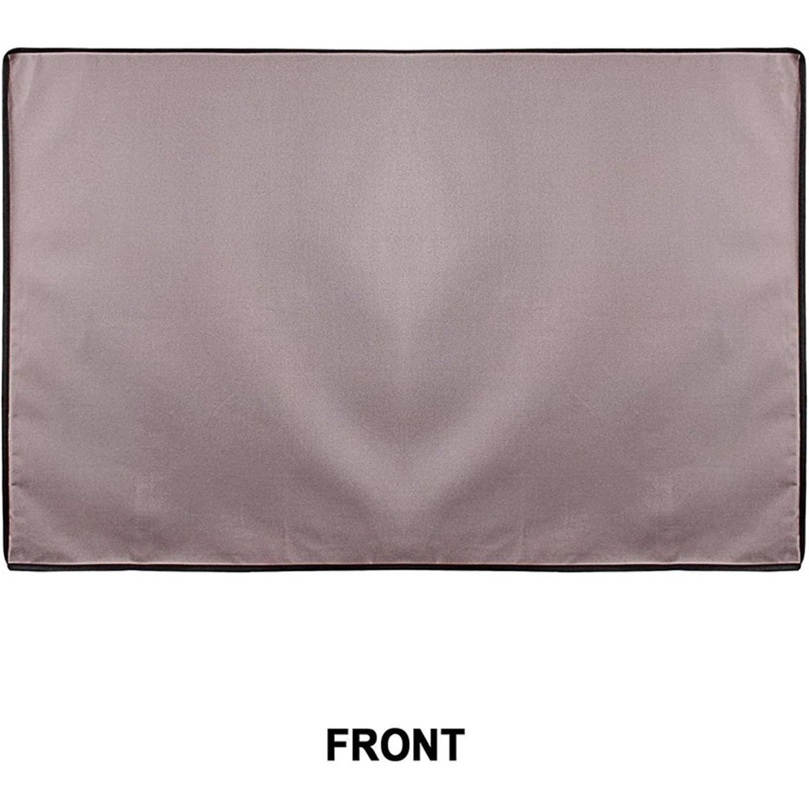 Coperture Protettive per Televisori 22" To 85" Outdoor TV Cover Protect Screen Weatherproof Dust-proof High Duty Oxford 600D Black Grey Waterproof Box(Black,For TV 36-38in)