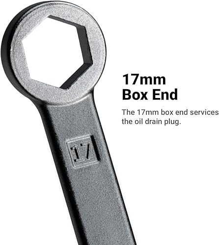 Miniatura 2 de Capri Tools Llave de tapón de drenaje de aceite, compatible con BMW y Mercedes-Benz, enchufes de 0.669 in y 0.551 in