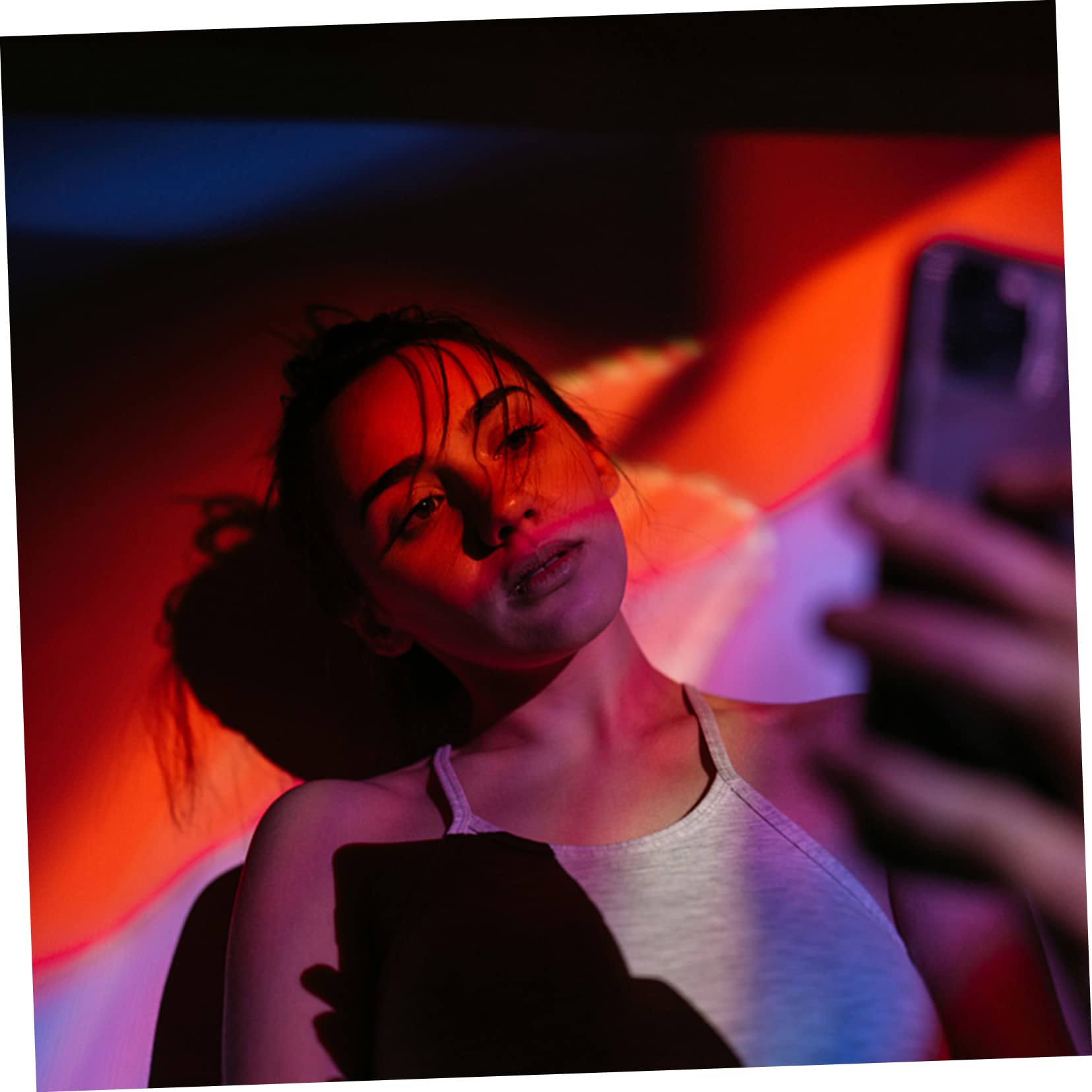 Angoily Die Sonne geht Niemals Lampenfolie unter LED-Blaulicht-Korrekturfilm Farbfilterfolie pet Film high Performance überlagert transparente Folie Flash-Haustierfilter das Haustier
