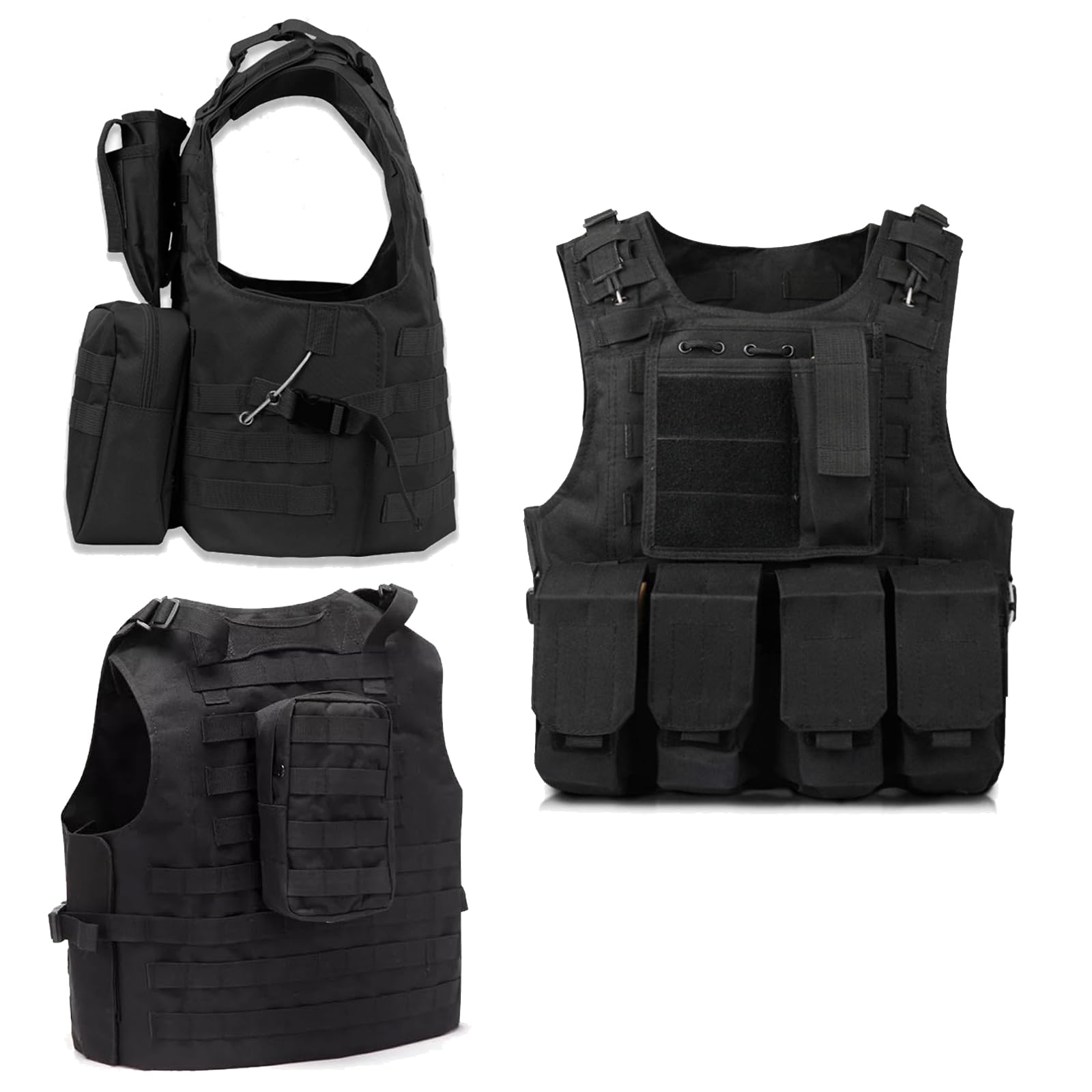 Chaleco Multifuncional Respirable Desmontaje Rápido Equipo de Entrenamiento Chaleco Protector