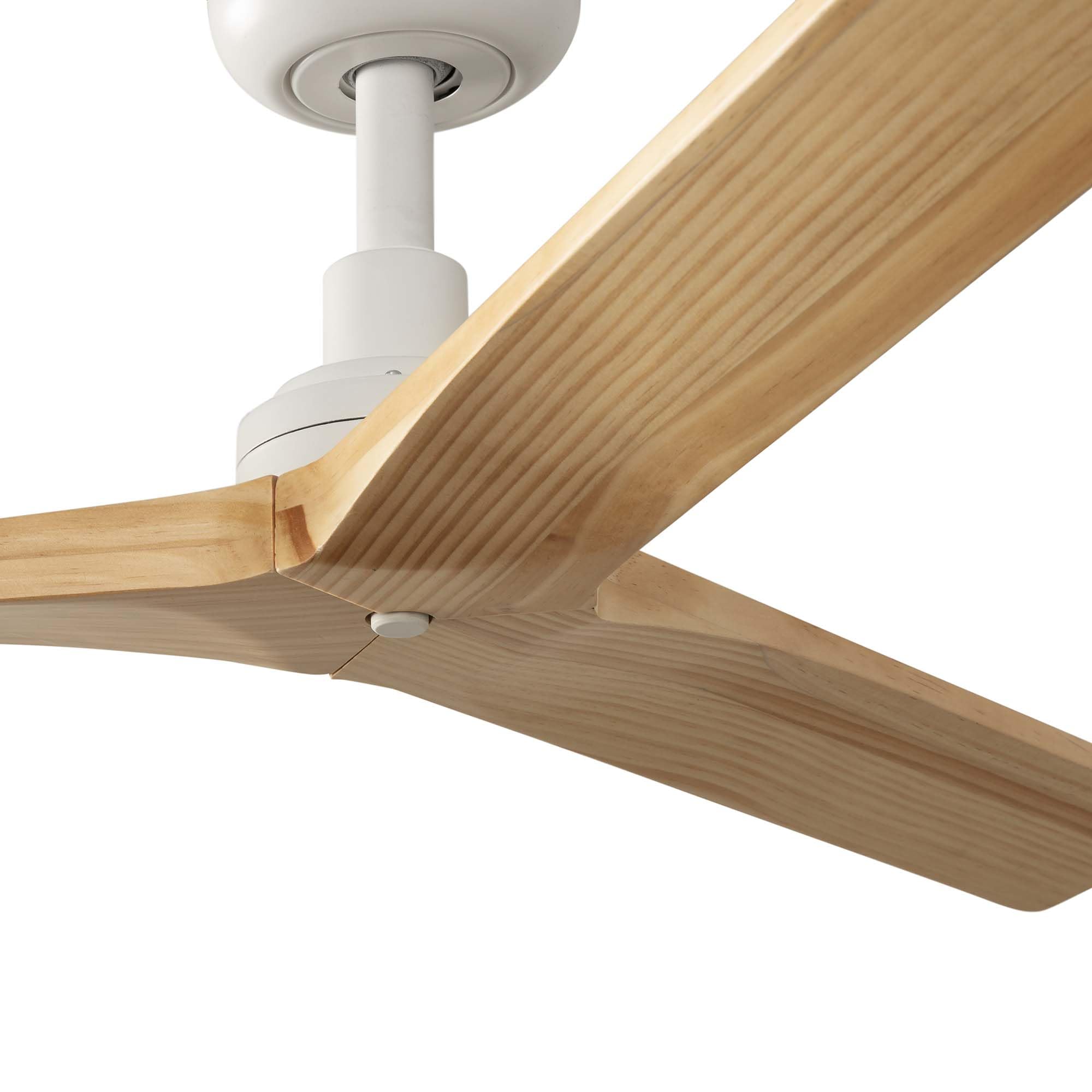 FARO BARCELONA 34281 - KLIM S Ventilador blanco/madera roble