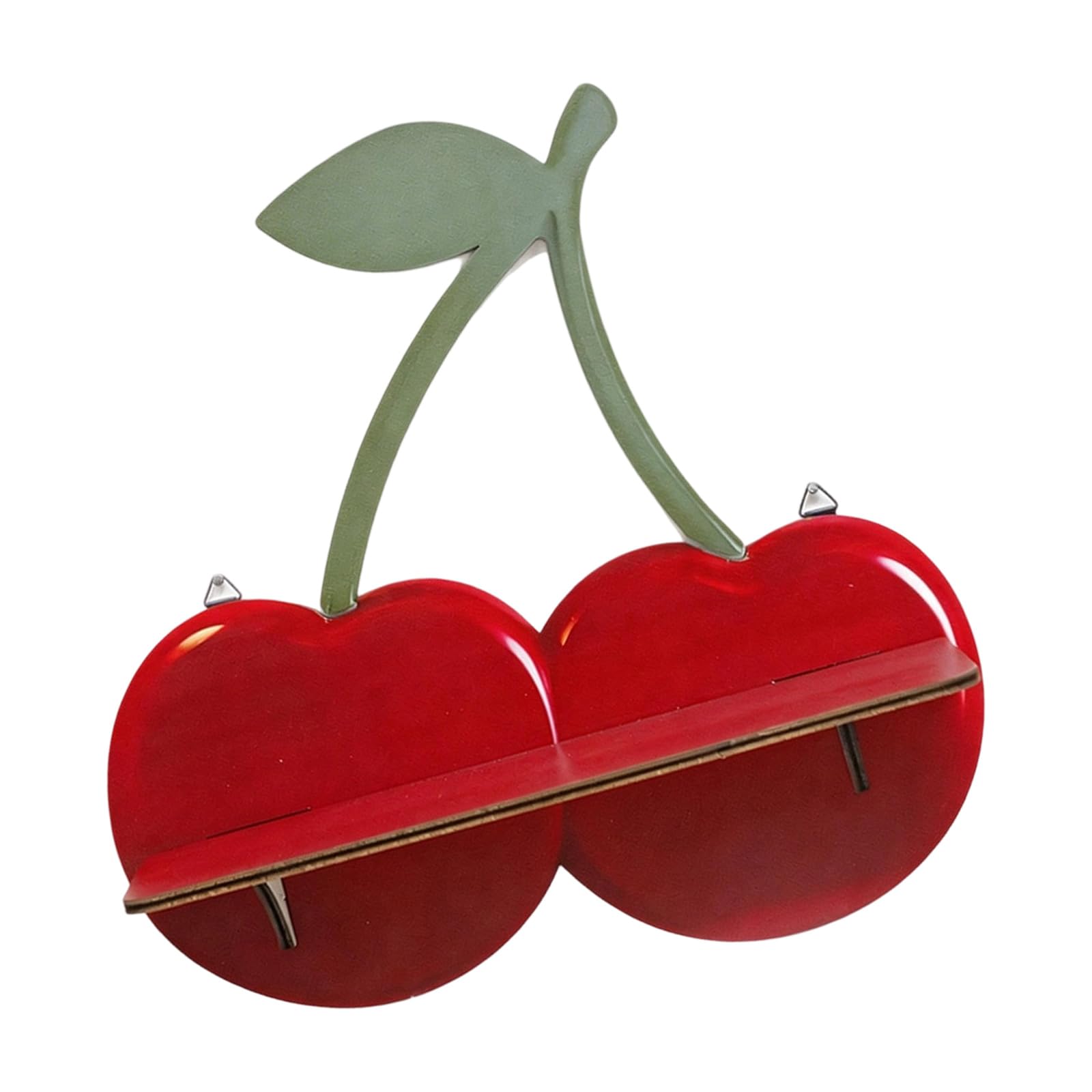 Estante de pared para plantas y macetero de madera flotante en forma de fruta