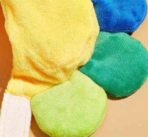 Miniatura 5 de Sombrero colorido de flores para mascotas Tocado de flores para disfrazarse de peluche Lindo disfraz de girasol para mascotas Gorro de animal suave