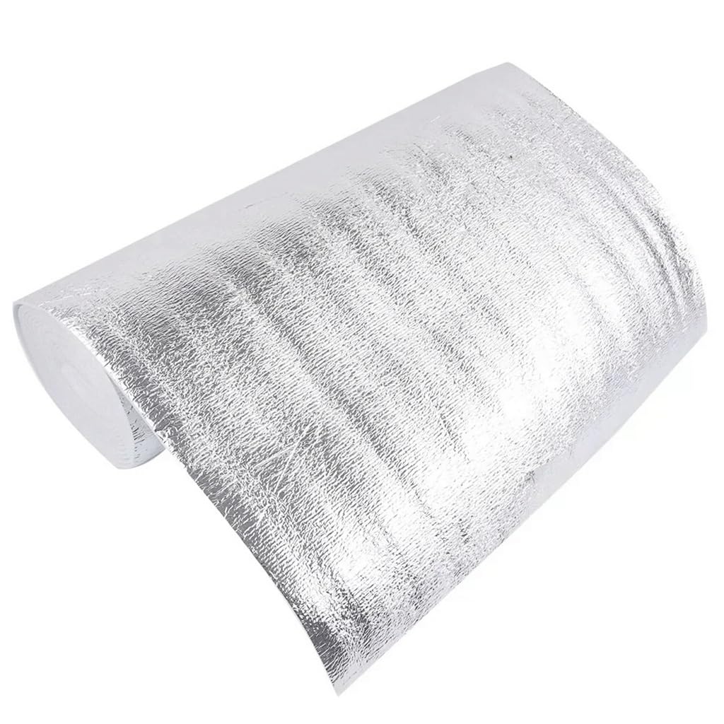 1 Roll Thermal Insulation for Wall Film, for Window Radiator Reflective Foil Aluminum Home Decoration(50cmx5m)