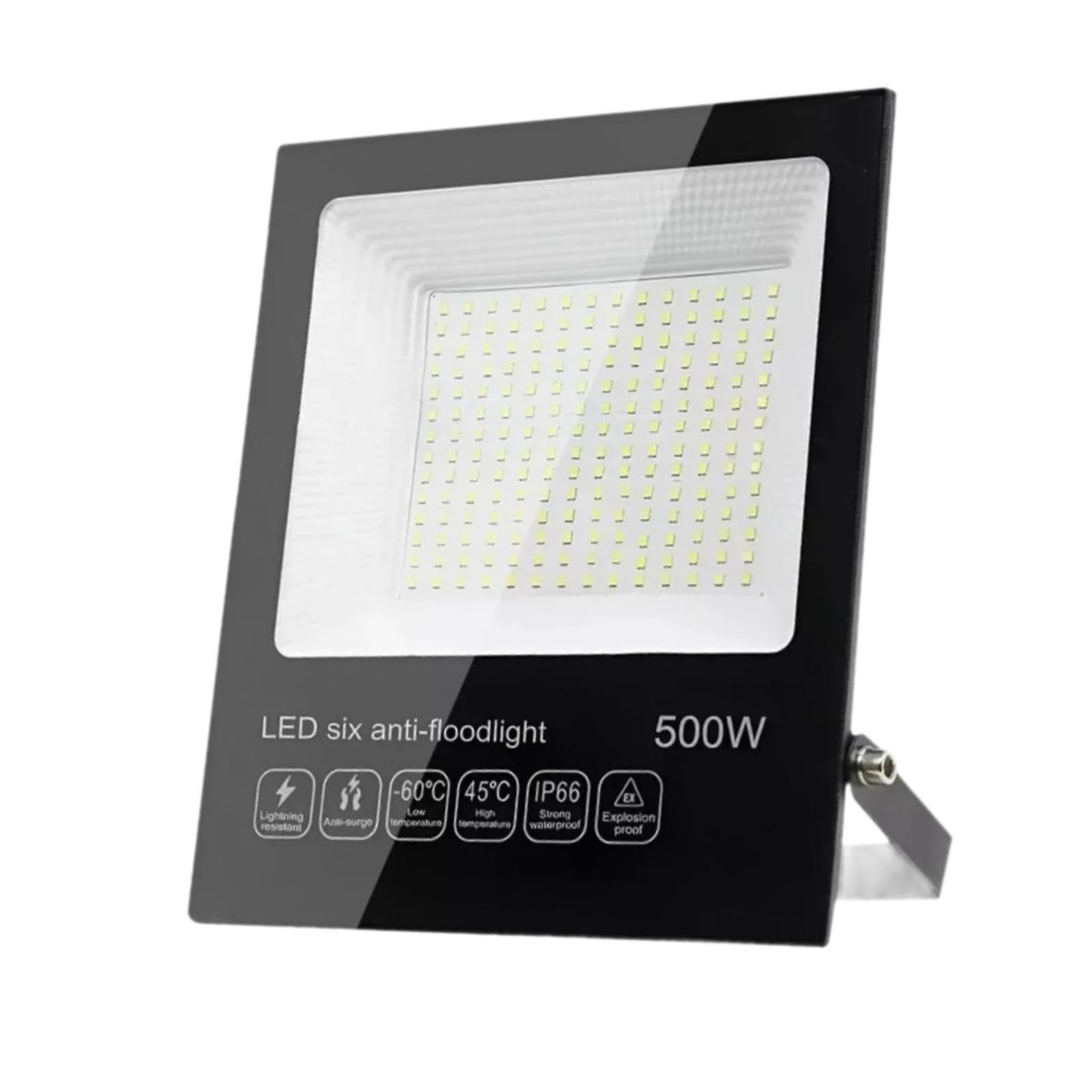 500W LED Floodlight Quick Installation IP66 Waterproof for Yard Garage-image-3