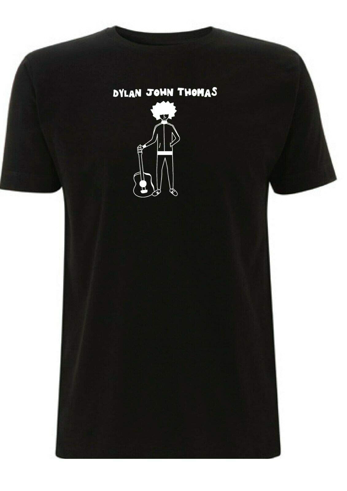 Time 4 Tee Dylan John Thomas T Shirt Inspired Scottish Music Artist Nobody Else Guitar (Small, Black)