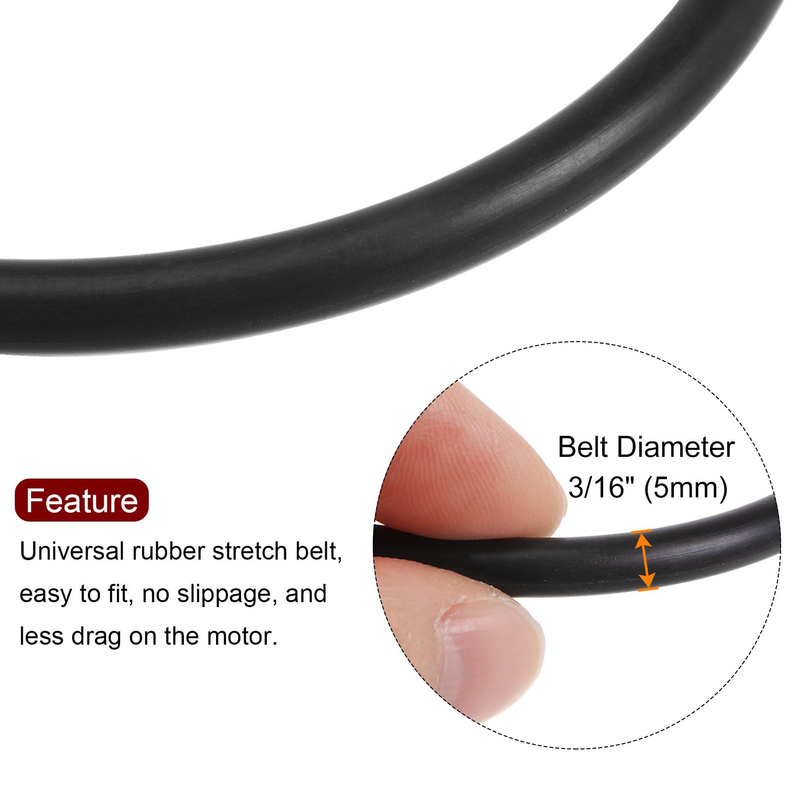 QUARKZMAN Junta Tórica de Goma de Nitrilo 120mm OD 5mm Ancho para Fontanería