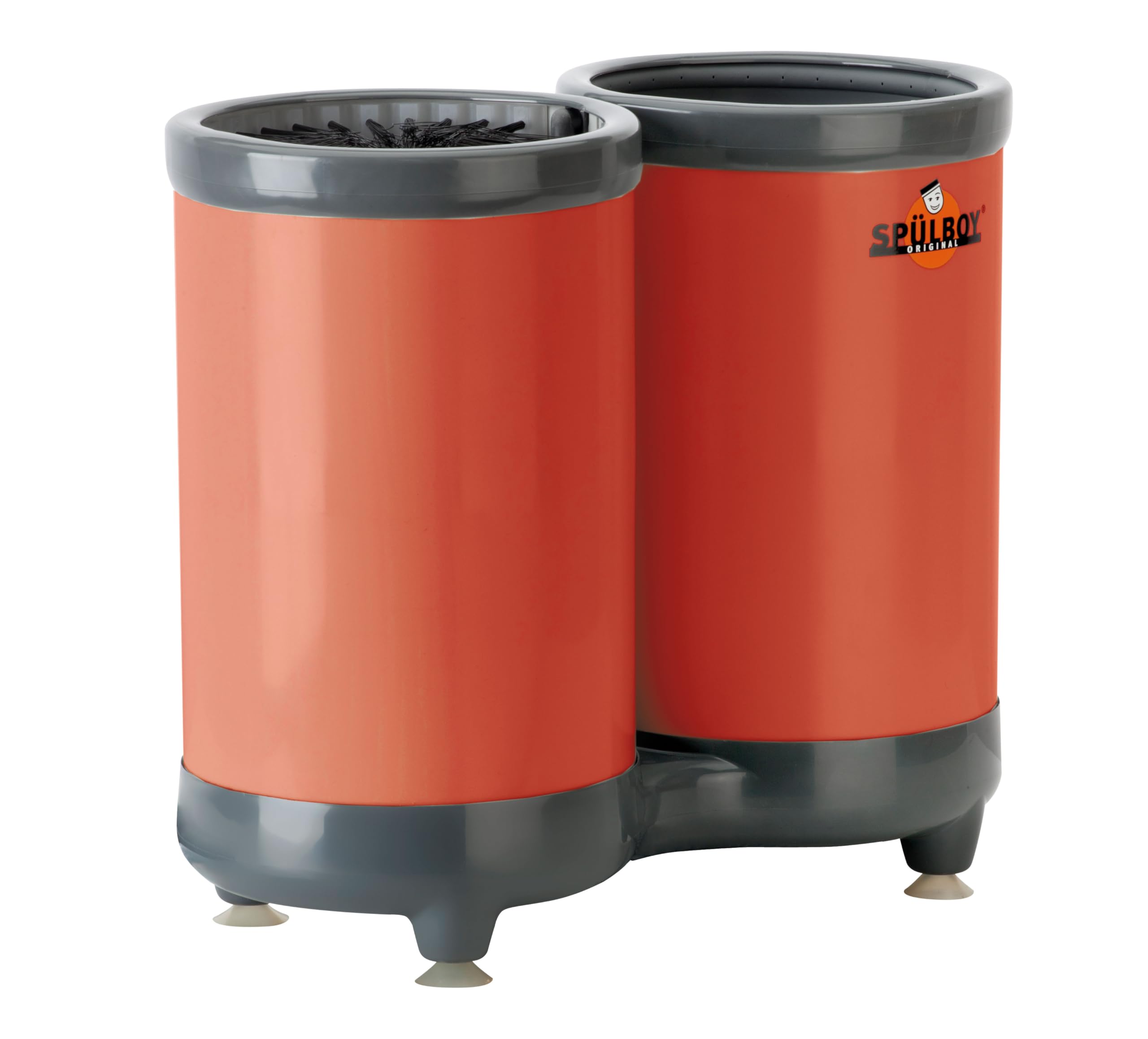 Gläserspülgerät SPÜLBOY®TwinGo limitiertes Sondermodell in orange, Gläserspüler, Druckglasspüler