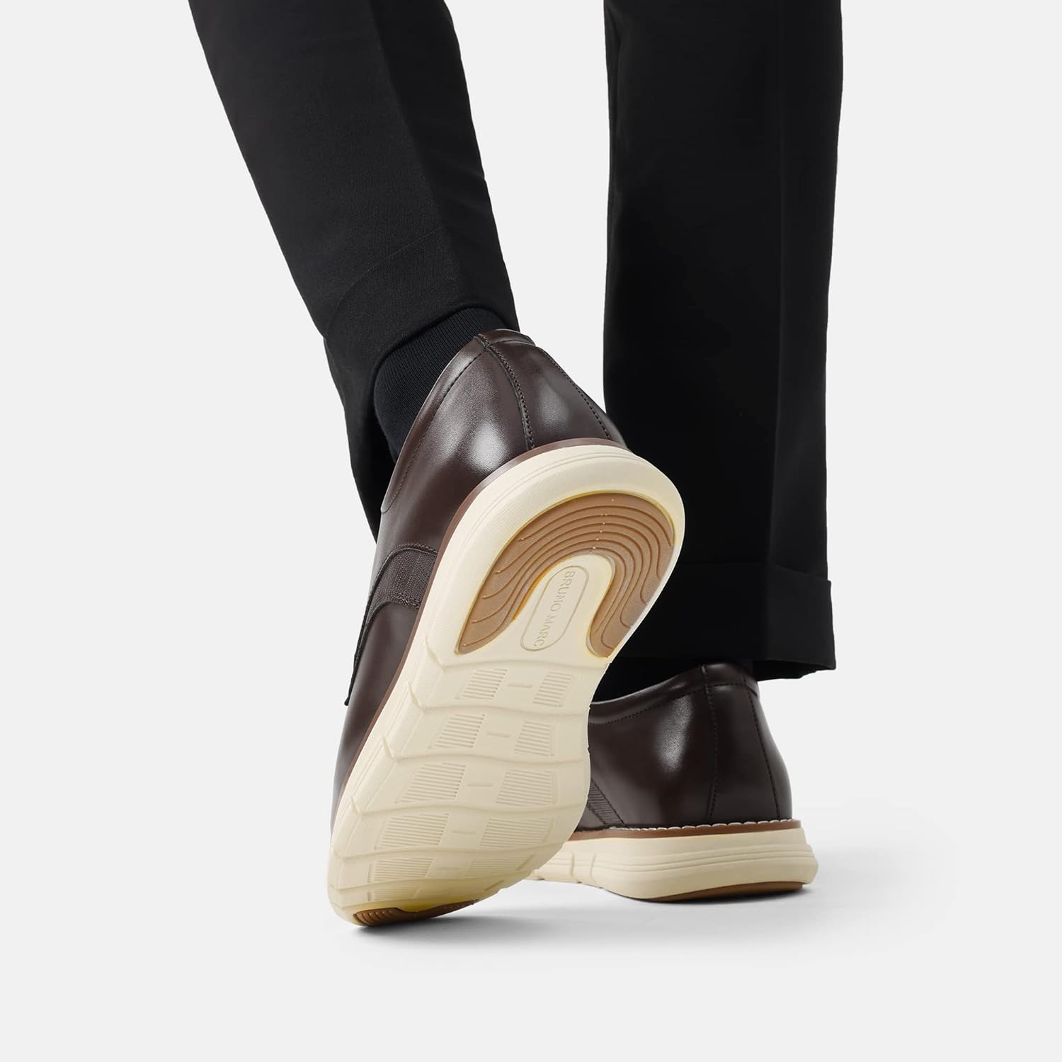 Bruno Marc Men's Crossflex Dress Sneakers Casual Oxford Formal Shoes - Image 9