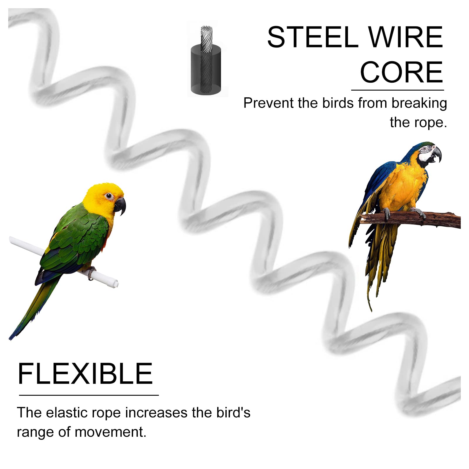 Andiker Parrot Flying Rope - Image 2