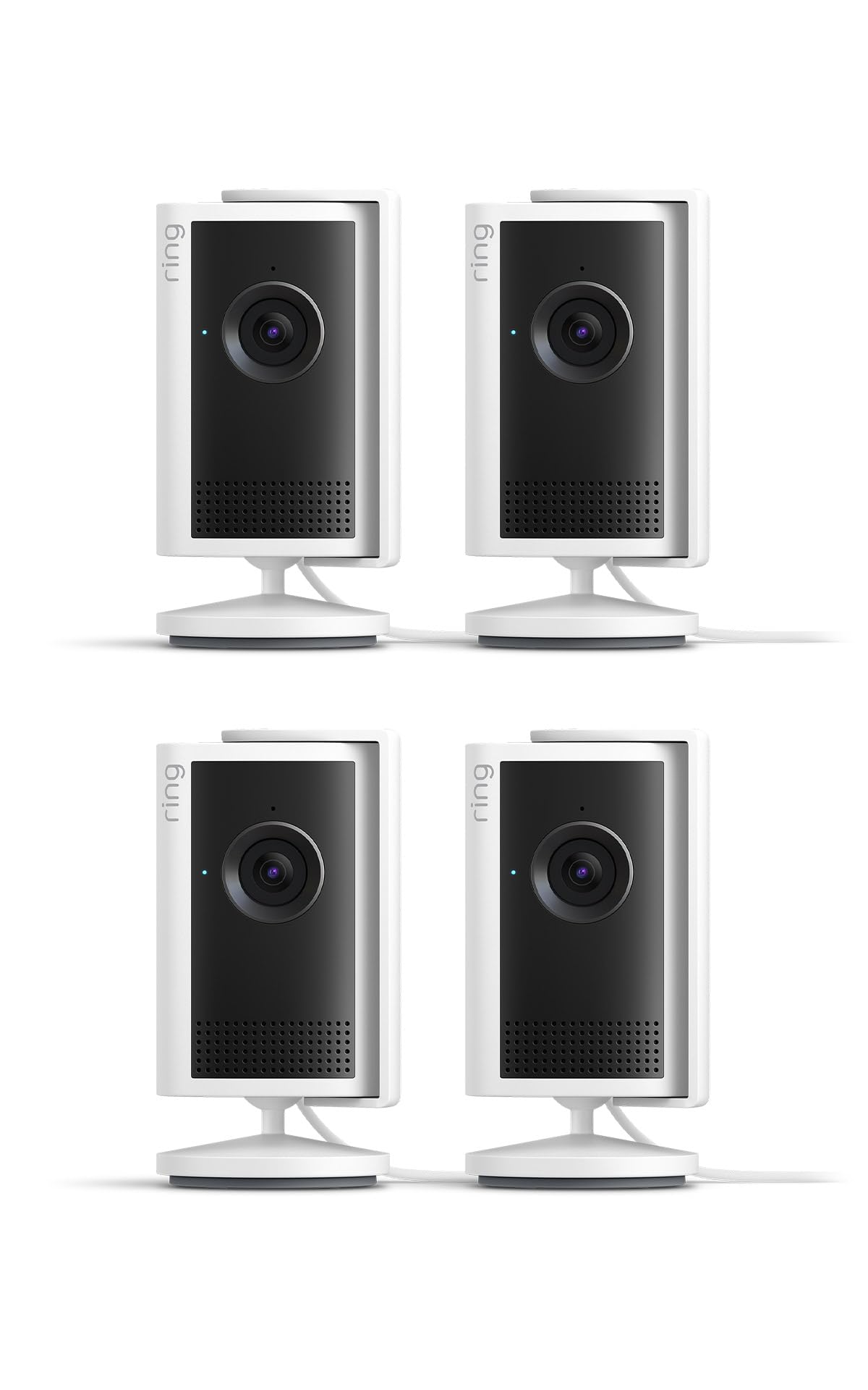 Ring videocamera interna Plus (Indoor Camera Plus, ultimo modello) | Videocamera plug-in | Retinal 2K, zoom 4x, copriobiettivo manuale | Prova gratuita di 30 giorni del piano d'abbonamento Ring