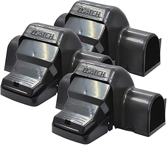 UCatchTunnel Rat Trap, Outdoor & Indoor Reusable Snap Trap for Mouse and Rats, Dual Entry, Pet & Child Safe with Touch-Free Design for House, Office, and Restaurants