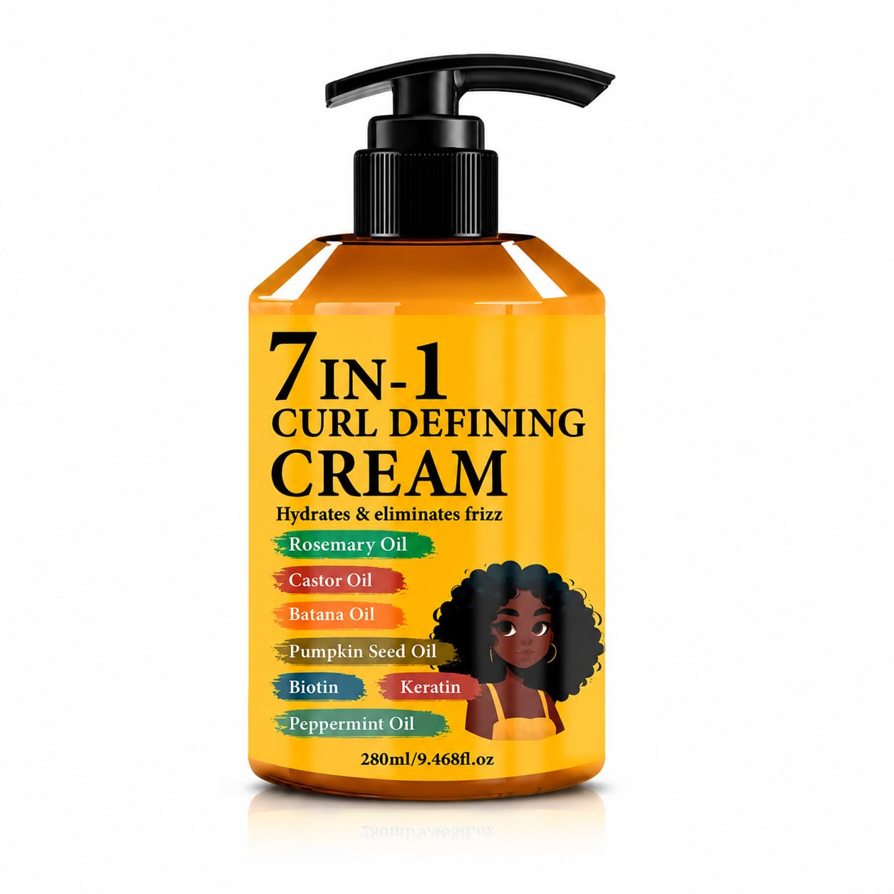 7 in 1 Curl Defining Cream for Curly & Wavy Hair 280ml-picture-34