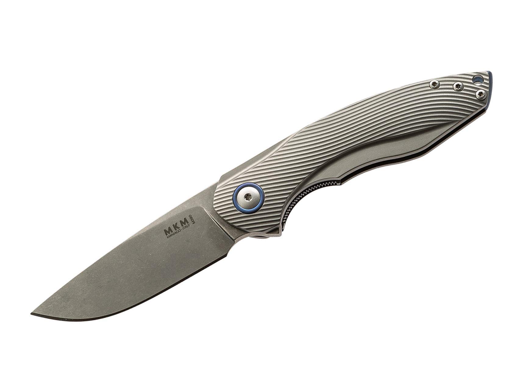 MKM Unisex – scyzoryk dla dorosłych, szary, 18,2 cm