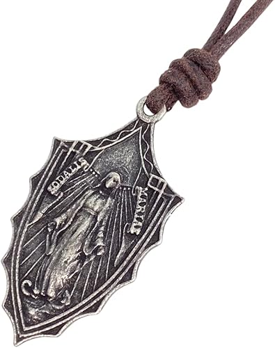Miniatura 7 de Silver Miraculous Medal Necklace - Women Italian Medal Men Gift To Wife Religious Jewelry Catholic Pendant Protection And Grace Girls Choker Gold