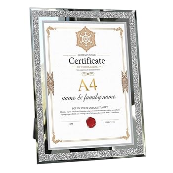 賞状額　賞状額縁　写真たて フォトフレーム ガラスフレーム　アンティーク (2) Amazon.co.jp: Lethromri フォトフレーム a4 賞状額 ガラス