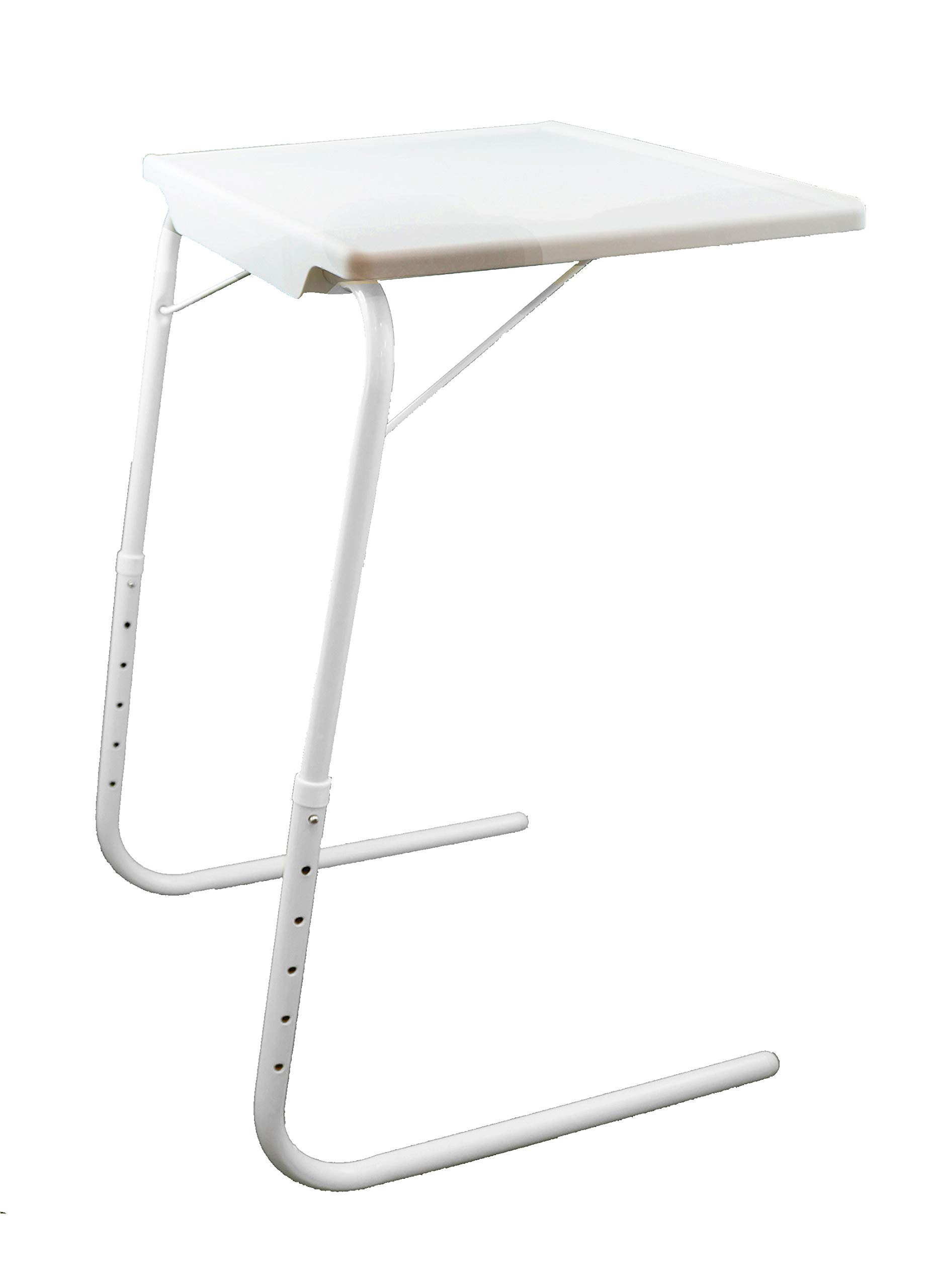 Mesa Tavolino Inklaptafel, Plastica Metallo, Bianco