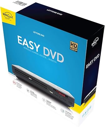 Lettore Dvd Digiquest Easy con Funzione Ripping Trasferisci File dal Dvd USB Lettore Dvd Digiquest Easy con Funzione Ripping Trasferisci File dal Dvd USB