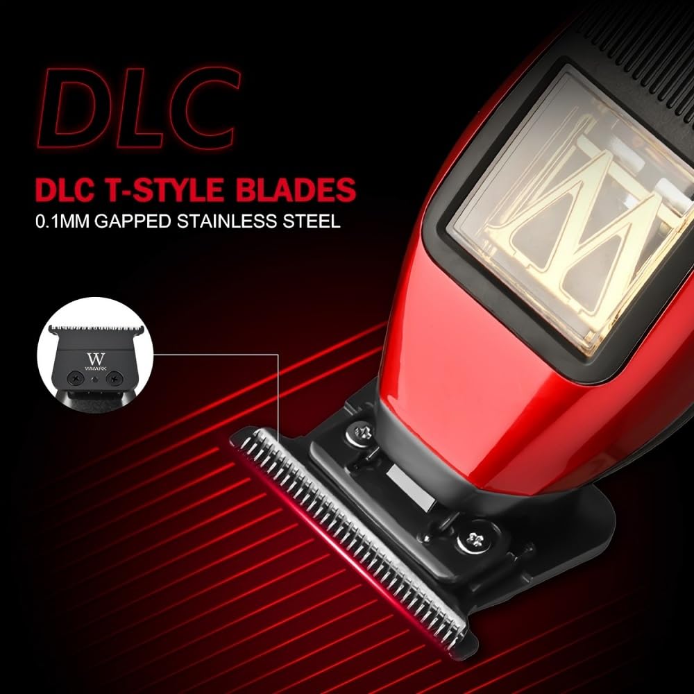 WMARK Professional Cordless Detail Hair Trimmer for Men & Barbers